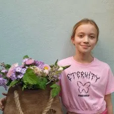 Детский мастер класс по флористике