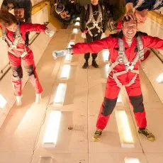 Полет в невесомости на самолете ИЛ-76