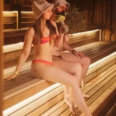 Парение для пары в термальном комплексе