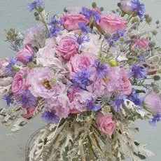 Мастер класс Букет из срезанных цветов