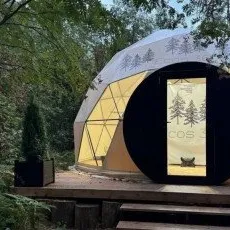 Купольный шатер в глэмпинге Ecos 360