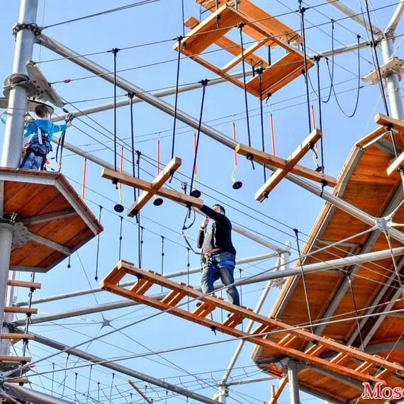 Веревочный парк на ВДНХ