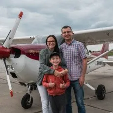 Полет на самолете для троих Мячково