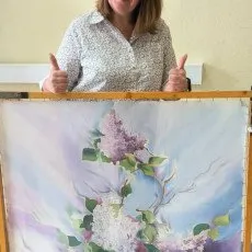 Индивидуальный мастер-класс по батику Роспись платка