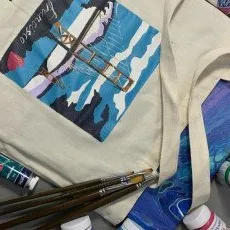 Семейный мастер-класс по росписи одежды