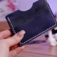 Мастер класс по кожевничеству Картхолдер