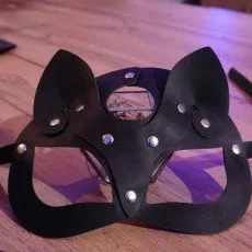 Мастер класс по кожевничеству Маска Кошки и Чокер