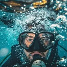 Дайвинг пробное погружение