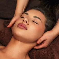 Арома массаж с кремом