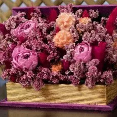 Мастер класс Цветочная композиция в ящике