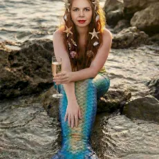 Пробное погружение в хвосте русалки