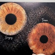 Фото радужки глаза Картина на холсте в Балашихе