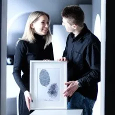 Макро фото отпечатка