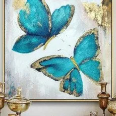 Мастер-класс Интерьерная картина с потальным золотом