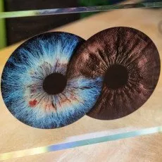 Создание фото радужки глаза "Кристалл"