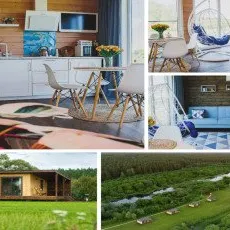 Семейный отдых в окружении природы в эко-отеле Славная