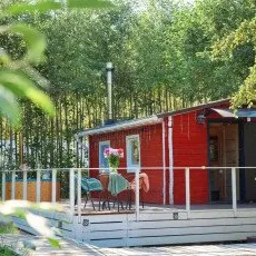 Дом охотника в глэмпинге Просто Эко