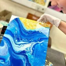 Мастер класс по Флюид-Арт (Fluid Art)