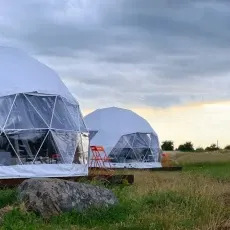 Купольный дом в глэмпинг парке КосмоСфера