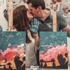 Романтический мастер класс для пары Творческое слияние