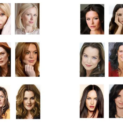 Примеры цветотипов: светлый, теплый, глубокий, холодный, мягкий и яркий типы с различными оттенками волос и макияжа