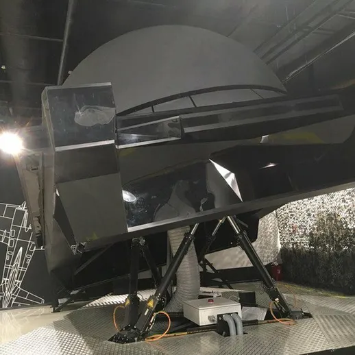 Модуль для симуляции полетов в авиационном центре обучения в вечернее время