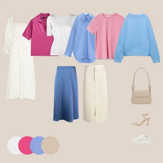 Модная коллекция одежды для весны: платья, блузки и юбки в нежных тонах