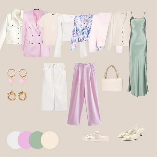 Стильная коллекция весенней одежды и аксессуаров для создания модного образа