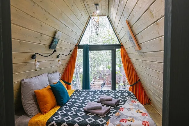 Гостевые дома у водоёма ЁLKI Правдинское озеро A-frame - Фото 2