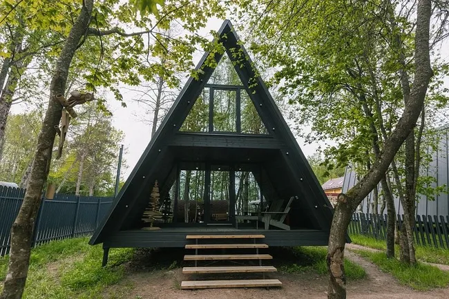 Гостевые дома у водоёма ЁLKI Правдинское озеро A-frame - Фото 1