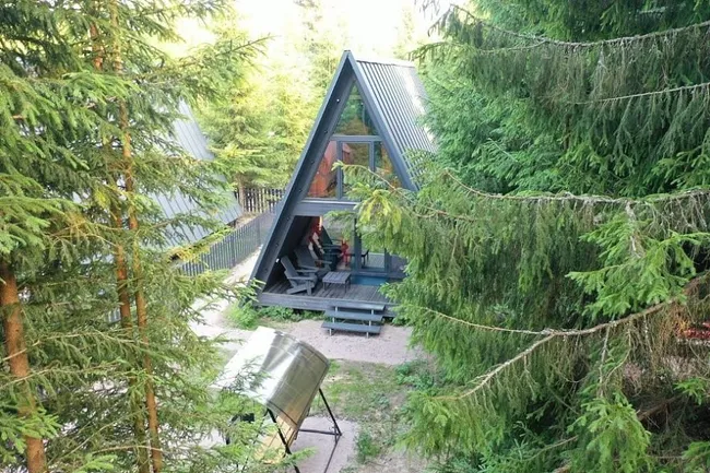 Атмосферные коттеджи A-frame ЁLKI в Новожилово - Фото 9