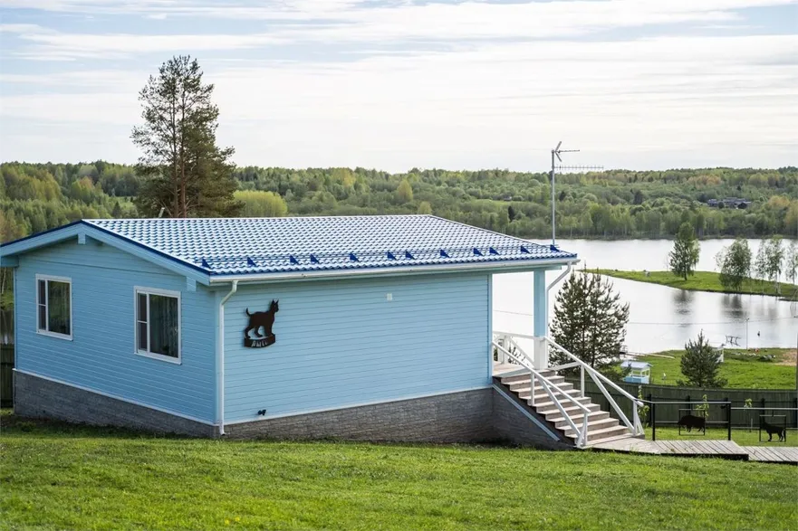 Дом с камином и кухней в парк-отеле Медвежья гора - Фото 1