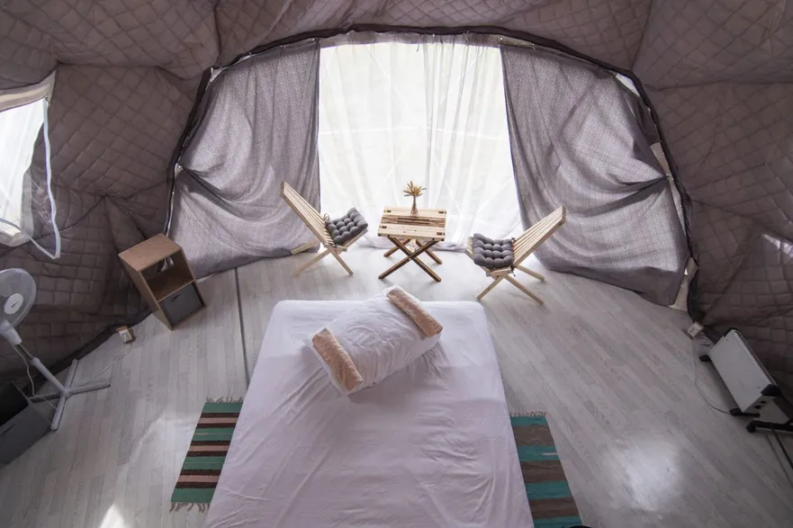 Купольный дом в глэмпинг парке КосмоСфера - Фото 3