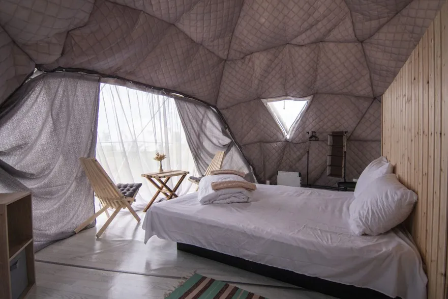 Купольный дом в глэмпинг парке КосмоСфера - Фото 2