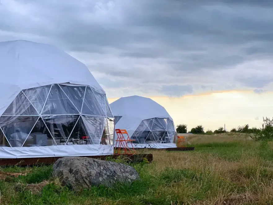 Купольный дом в глэмпинг парке КосмоСфера - Фото 1