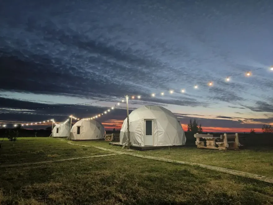 Купольный дом в глэмпинг парке КосмоСфера - Фото 10