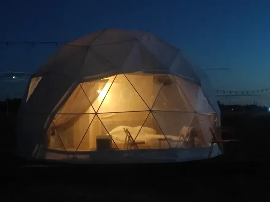 Купольный дом в глэмпинг парке КосмоСфера - Фото 8