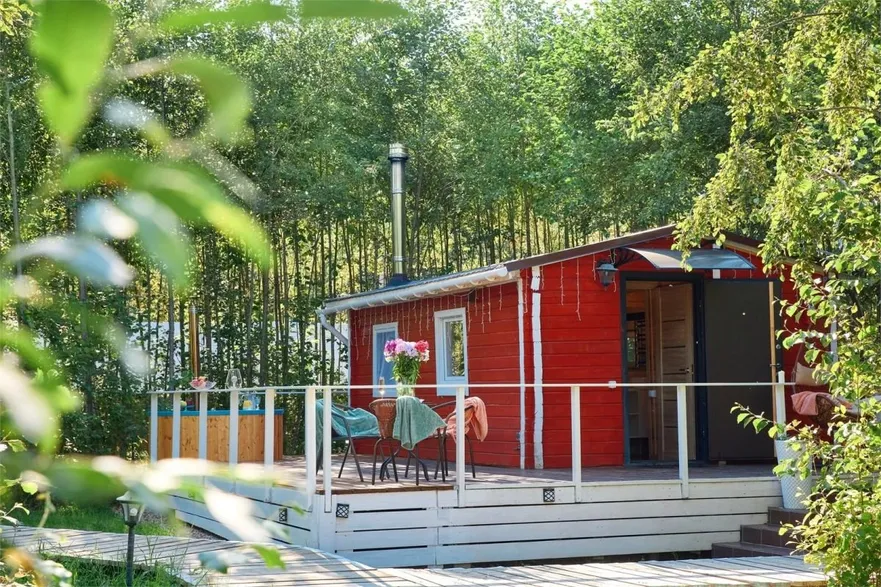 Дом охотника в глэмпинге Просто Эко - Фото 1