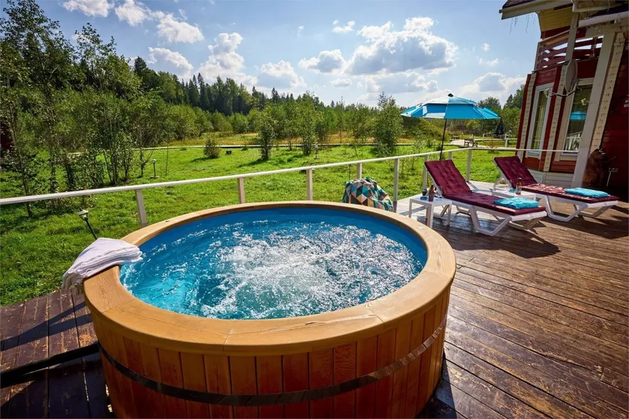 Шале Де Люкс из бруса в глэмпинге Просто Эко - Фото 3