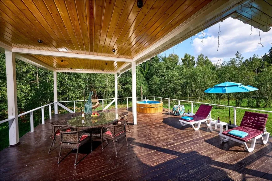 Шале Де Люкс из бруса в глэмпинге Просто Эко - Фото 2