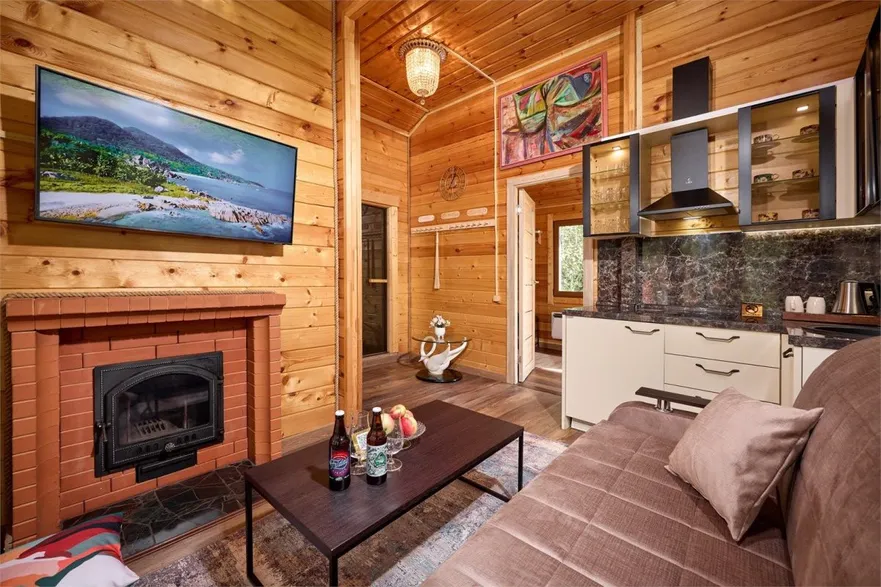 Дом с баней в глэмпинге Просто Эко - Фото 2