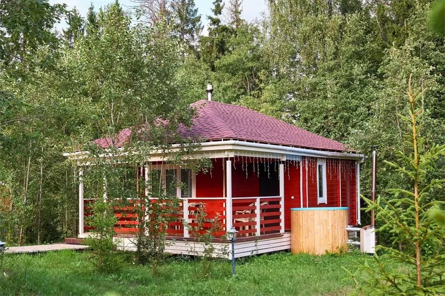 Дом с баней в глэмпинге Просто Эко - Фото 1
